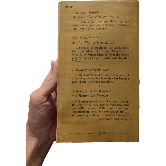 Gone with the wind by Margaret Mitchell pocket books - Picture 5 of 8